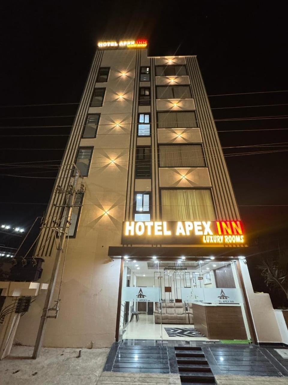 Hotel Apex Inn Hyderabad Airport Exterior foto